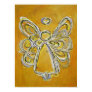 Yellow Angel Poster Print