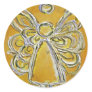 Yellow Angel Sticker