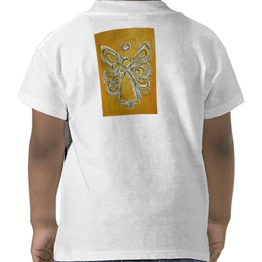 Yellow Angel T-shirt (Image on Back)