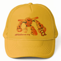 Yellow ARTSI Hat by artsialliance Yellow ARTSI Hat