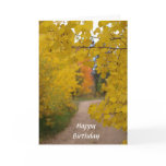 Yellow Autumn Day Greeting Card