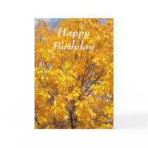 Yellow Autumn Glory - Customized cards by MartinWoods Yellow Autumn Glory - Customized cards