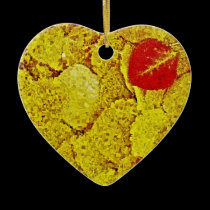 Yellow Autumn - Painting Art Ornaments ornaments