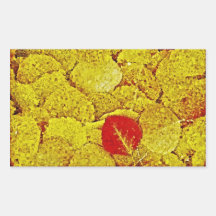Yellow Autumn - Painting Art Stickers