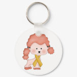 Yellow Awareness Ribbon Dog