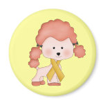 Yellow Awareness Ribbon Dog
