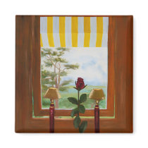 Yellow Awning magnets