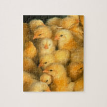 Yellow Baby Chicks Puzzles