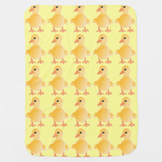 Yellow Duck Baby Blankets | Zazzle