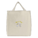 Yellow Baby's Things Embroidered Bag embroidered bags by bwmedia Yellow Baby's Things Embroidered Bag embroidered bags
