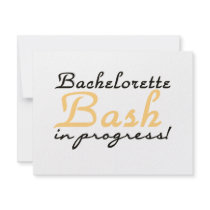 Yellow Bachelorette Bash Tshirts and Gifts Announcement