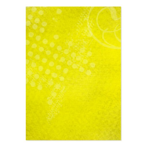 Yellow Background Earring Cards Business Card (back side)
