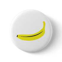 yellow banana fruit pin