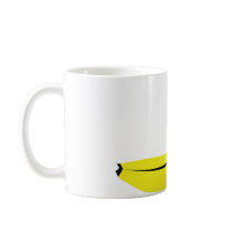 yellow banana fruit mug