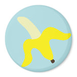 Yellow Banana Pattern magnets