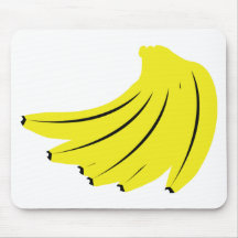 yellow bananas fruits mouse mat