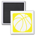 Yellow basketball