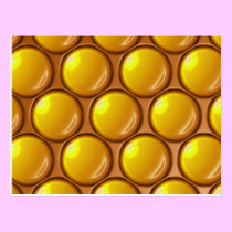 Yellow Beads postcards
