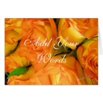 Yellow Bi-color Roses-customize cards by MakaraPhotos Yellow Bi-color Roses-customize cards