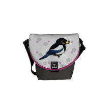 Yellow-billed Magpie Messenger Bag
