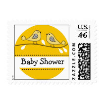 Yellow Bird Baby Shower Stamps