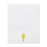 Yellow Bird. Canary. On White. Custom Flyer