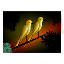 YELLOW BIRDS cards