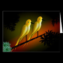 YELLOW BIRDS cards
