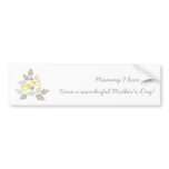yellow birds mother's day sticker bumper stickers