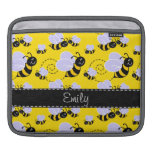 Yellow & Black Bumble Bee Sleeve For iPads