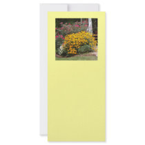 Yellow Black Eyed Susans Customized Rack Card