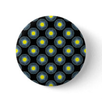yellow black pattern buttons by DonnaGraysonAbstract yellow black pattern buttons