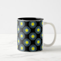 yellow black pattern mugs