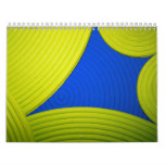 Yellow & Blue Calendar (July 2010 - June 2011)