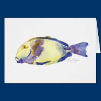Yellow/Blue Fish Cards cards