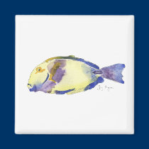 Yellow/Blue Fish Magnet