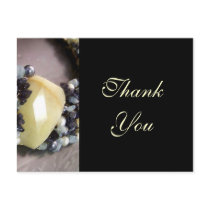 Yellow & Blue Gemstone Jewelry Thank You Postcard