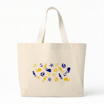 Yellow Blue Nautical Scatter bags by trennea Yellow Blue Nautical Scatter bags