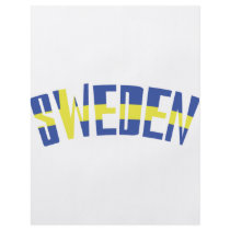 yellow blue sweden icon custom flyer