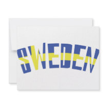 yellow blue sweden icon invitations