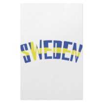 yellow blue sweden icon stationery