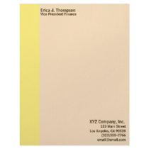 yellow border business letterhead by DonnaGrayson yellow border business letterhead