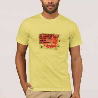 follow the yellow brick road shirt