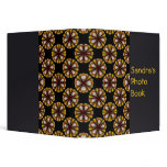 yellow brown circles binders