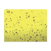 Yellow Bubbles Postcard