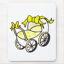 Yellow Buggy Mouse Pad