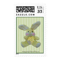 Yellow Bunny Rabbit Stamp-customize