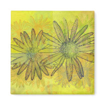 Yellow Burst Magnet