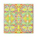 Yellow Butterflies magnets