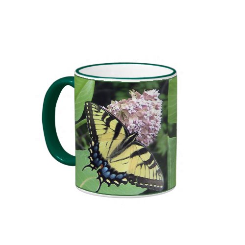 Yellow Butterfly Coffee Mugs